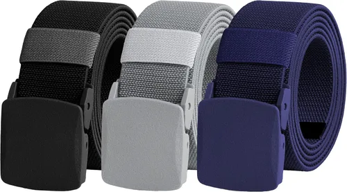 Miniatura 32 de UNGGJKB Men's Tactical Belt, Nylon Casual Elastic Belt, Work Belt That Can Be Cut And Adjusted