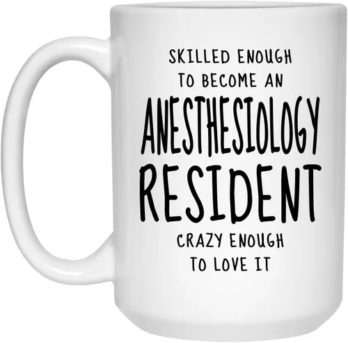 Miniatura 76 de Skilled Anesthesia Professor Tazas – Regalos novedosos para compañeros de trabajo, cumpleaños, aniversario, mamá, papá, familia, trabajo, empleado
