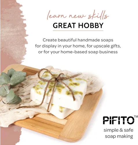 Miniatura 7 de pifito Premium White Melt Making Jabón de manos y Vierta Base – Base de verduras Glycerin naturales de jabón – Excelente Suministros