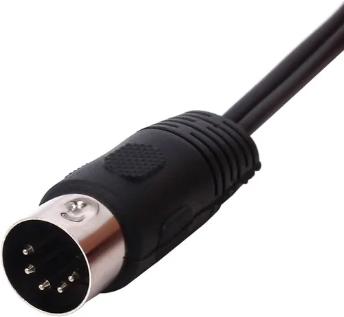 Miniatura 4 de Cable DIN de 5 pines a RCA, 5 pies/4.9 ft, enchufe macho DIN a 2 RCA macho cable adaptador de audio para sistemas electrofónicos Bang & Olufsen, DIN