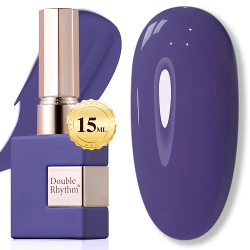 Miniatura 23 de Double Rhythm 15ml de esmalte de uñas en gel, color puro, mismo color, misma botella, esmalte de uñas de remoción para arte de manicura en salón
