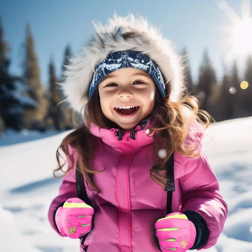 Miniatura 12 de AMYIPO - Guantes de invierno para niños y niñas, ideales para esquí, nieve, snowboard