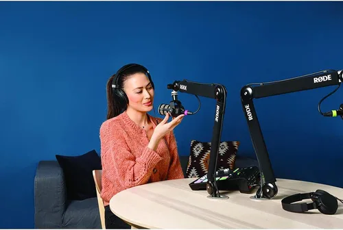 Miniatura 3 de RØDE PSA1+ Brazo de estudio profesional con amortiguación de resorte y gestión de cables, negro