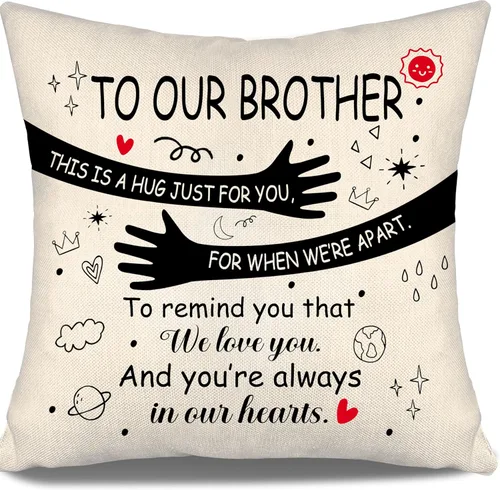 Miniatura 40 de Fundas de almohada para nieto de abuelos: este es un abrazo solo para ti cuando estamos separados para recordarte que te amamos y que siempre estás