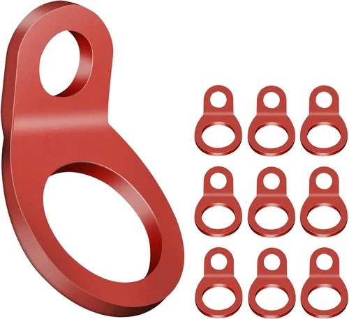 Miniatura 10 de Anclajes de anillos de correa de amarre, anclajes de ganchos de amarre, anillos de amarre de acero inoxidable con revestimiento en polvo negro