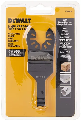 Miniatura 4 de DEWALT Dwa4208 - Hoja oscilante para detalles de madera, color negro