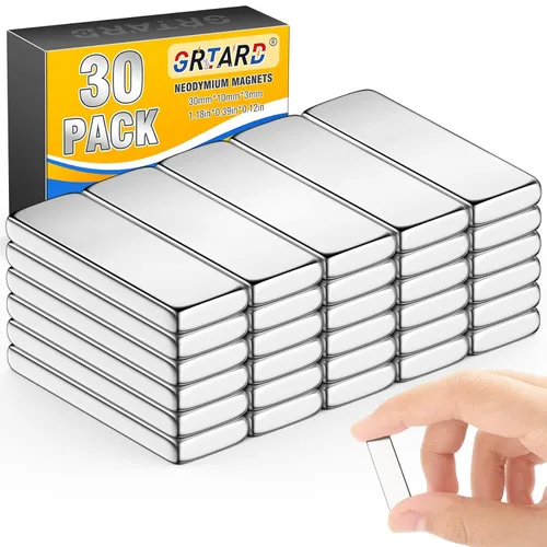Miniatura 7 de Grtard Paquete de 100 Imanes de Neodimio Imanes de Barra Súper Fuertes, Imán de Tierras Raras Imán Rectangular Pequeño para Bricolaje, Cocina