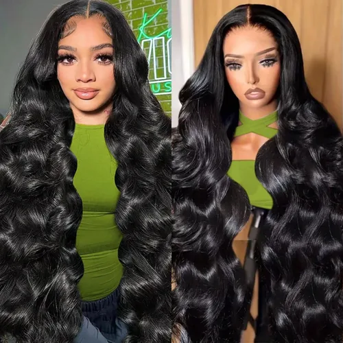 Miniatura 22 de Pelucas cortas de 10 pulgadas estilo Bob 13x4 con ondas profundas, peluca de pelo humano estilo Bob con encaje frontal HD de 200% de densidad