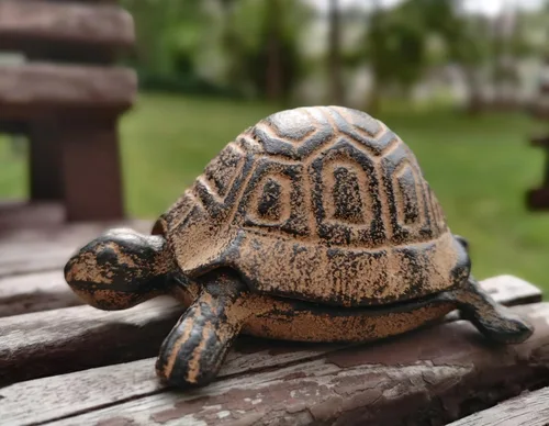 Miniatura 5 de Ocultar una llave fuera - Ocultador de llaves de repuesto - Ocultador de llaves para exteriores, caja de llaves de estatuas de tortuga de jardín
