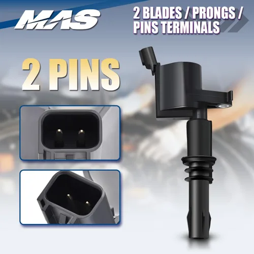 Miniatura 4 de MAS Juego de 8 bobinas de encendido para arranque recto y moto SP546 SP515 compatible con Ford F150 F250 F350 Super Duty Expedition Lincoln