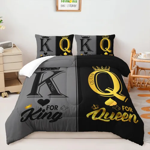 Miniatura 21 de AILONEN Juego de edredón de camuflaje para videojuegos, tamaño Queen, ropa de cama de microfibra con diseño de controlador de 3 piezas