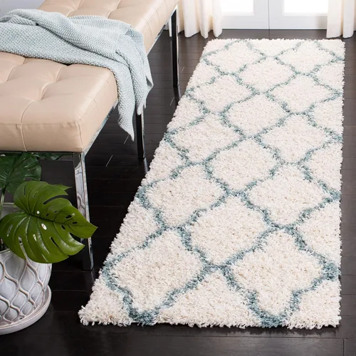 Miniatura 24 de Safavieh - Dallas Shag Collection SGD257A - Alfombra de área con diseño de enrejado de 10 x 14 pies