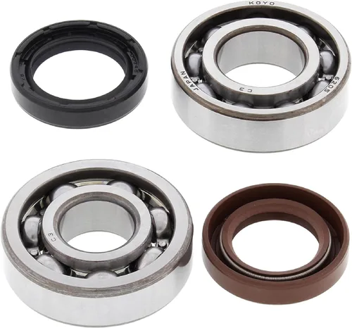 All Balls Kit de rodamientos y sellos de manivela Racing 24-1072 Compatible con/repuesto para Yamaha CT175 1972, DT125 1974-1981, DT175 1974-1981,