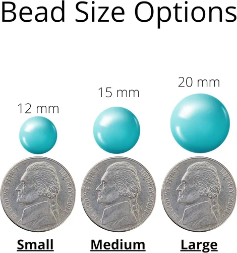 Miniatura 6 de Collar para mascotas para perros pequeños, medianos y grandes, collar de silicona con cuentas hecho a mano, collar de perlas bonitas y brillantes
