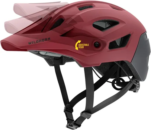Miniatura 9 de Wildhorn Corvair - Casco de bicicleta de montaña para adultos, mujeres y jóvenes, casco ligero de ciclismo MTB con visera ajustable y ventilación
