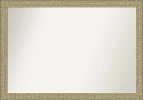 Miniatura 74 de Amanti Art Espejo de pared personalizado no biselado (24.25 x 24.25 pulgadas), marco dorado de mosaico, varios tamaños personalizados, espejo