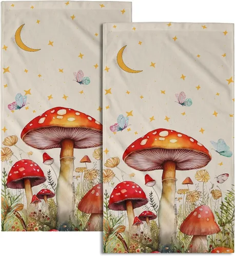 Miniatura 43 de Giwawa Juego de 2 toallas de mano con diseño floral de cerezo, suaves y absorbentes, para baño, cocina, hotel, spa, decoración Flor de cerezo rosa