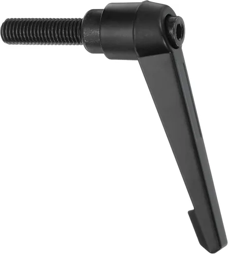 Miniatura 28 de uxcell Perillas ajustables M5 x 0.472 in, mango de rosca macho, botón de trinquete de liberación rápida, perno giratorio para maquinaria de torno