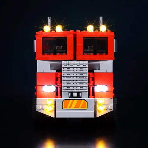 Miniatura 8 de Kyglaring Kit de iluminación LED (sin modelo) diseñado para Lego Optimu Prime Transformer 10302 Kit de construcción modelo - sin juego de Lego