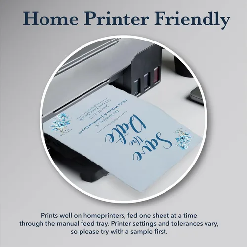 Miniatura 4 de Wanderings Papel azul A4 hecho a mano con borde deckled – 8.3 x 11.7 pulgadas, 150 GSM, 50 hojas de papel texturizado – perfecto para, dibujo