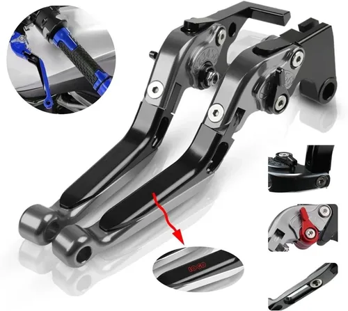 Miniatura 2 de Para Yamaha FZ8 FZ-8 FAZER 2011-2015 Palancas de freno de embrague de aluminio manija plegable ajustable piezas de accesorios de motocicleta (C1)