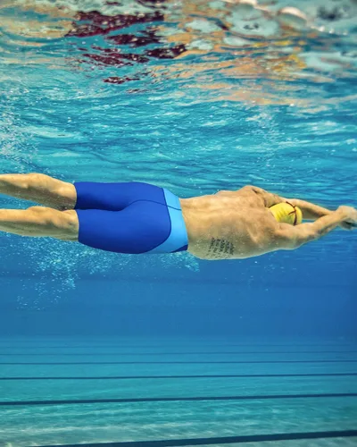 Miniatura 5 de Runhit Swim Jammers for Men, UPF 50+ Men's Athletic Swimwear Jammers, Endurance Swimsuit for Training Racing