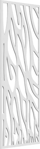 Miniatura 68 de 9 3/8"W x 24 3/8"H x 1/4"T Bristol Decorativos Paneles de Pared de Madera Calado, Cereza