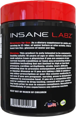 Miniatura 3 de Insane Labz Glutamina, 0.18 oz Porción, 60 porciones.