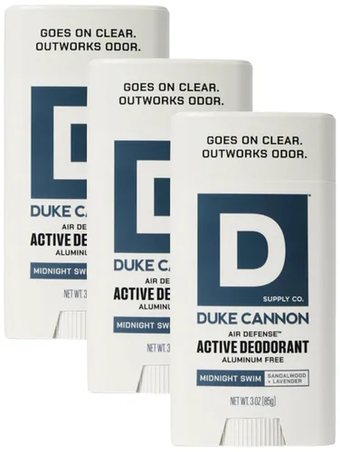 Miniatura 15 de Duke Cannon - Desodorante sin aluminio para hombres, defensa del aire, agua dulce + cítricos, 3 onzas, fórmula de larga duración, deslizamiento