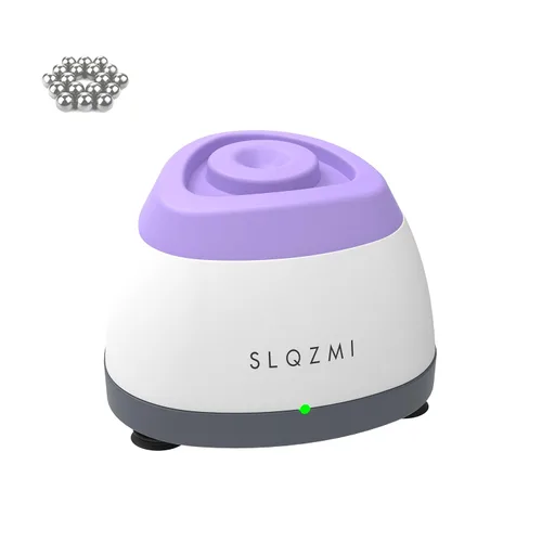 Mezclador Mini Vórtice, Agitatedor de Esmalte de Uñas, Agitatedor de Pintura y Mezclador de Pintura para Esmalte en Gel, Pinturas Acrílicas, Púrpura
