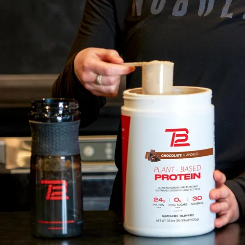 Miniatura 9 de TB12 Proteína en polvo a base de plantas de Tom Brady, 24g de proteína de guisante vegana, baja en azúcar, baja en carbohidratos, sin OMG, reemplazo
