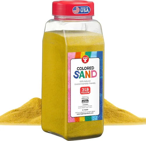 Miniatura 30 de Hygloss Arena de colores para manualidades – Botella de 1 libra, magenta – Juegos de arte de arena fina y colorida vibrante para niños – Actividades