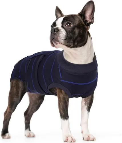 Miniatura 38 de Kuoser - Traje de recuperación para cirugía de perro, traje de recuperación suave y transpirable para perros, para esterilización femenina