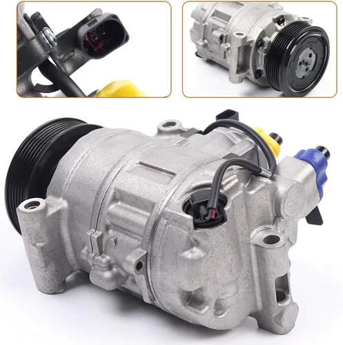 Miniatura 2 de Compresor de aire del A/C con embrague CO 11048JC para 2006 2009 2010 Au-di A4/A4 Quat-tro 1.8L 2.0L