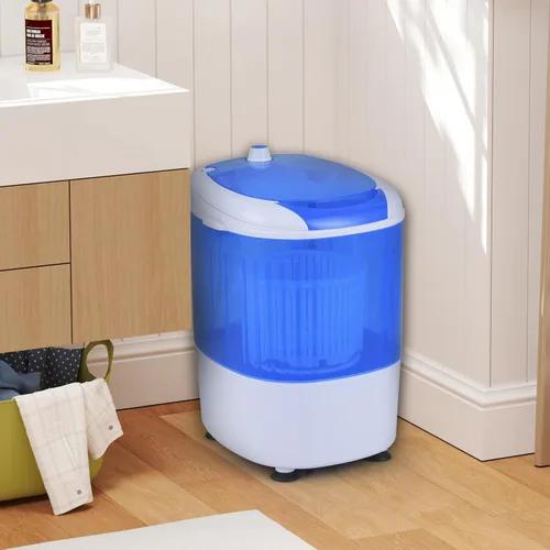 Miniatura 9 de ARLIME Lavadora portátil, mini lavadora de carga superior de 5.5 libras con bañera de secado giratorio extraíble y cubierta de seguridad, máquina