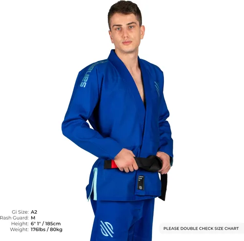 Miniatura 2 de Sanabul Essentials V.2 Ultra Light BJJ Jiu Jitsu Gi (ver guía especial de tallas)