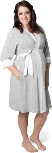Miniatura 6 de Kindred Bravely Pantalones deportivos de maternidad para uso diario negro XXL y bata de maternidad y lactancia Emmaline gris XXLXXXL
