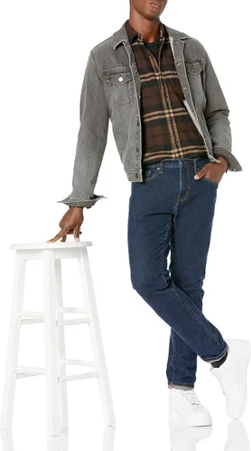 Miniatura 5 de Tienda Essentials Camisa de franela de manga larga para hombre (disponible en tallas grandes y altas)