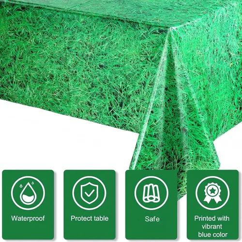 Miniatura 4 de Blulu Mantel del Día de San Patricio, 3 piezas, 54 x 108 pulgadas, desechable, impermeable, para fiestas, decoraciones del día de San Patricio