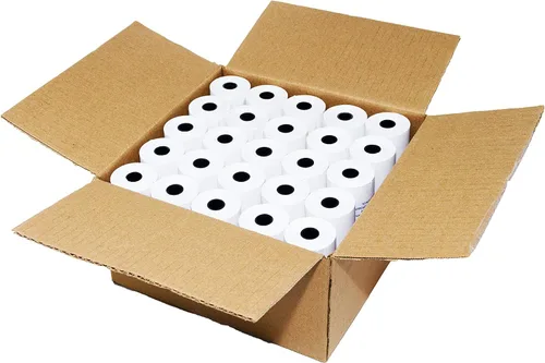 Miniatura 6 de (10 Rolls) 3 1/8 x 230 thermal paper square POS cash register thermal receipt paper rolls bpa free BuyRegisterRolls