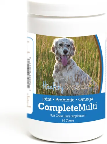 Miniatura 346 de Healthy Breeds Pug todo en uno multivitamínico suave masticable 60