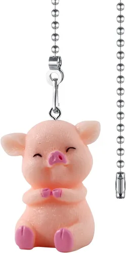 Miniatura 17 de Cadena de tirón del ventilador de techo de gato Dotlite, extensión de encanto con tira de cadena de gato de gimnasio realista y linda, cadenas