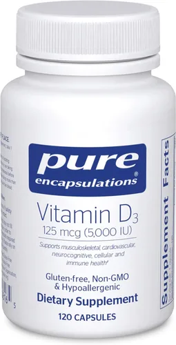 Miniatura 8 de Cápsulas puras - Vitamina D3 5,000, 5000 IU, 1