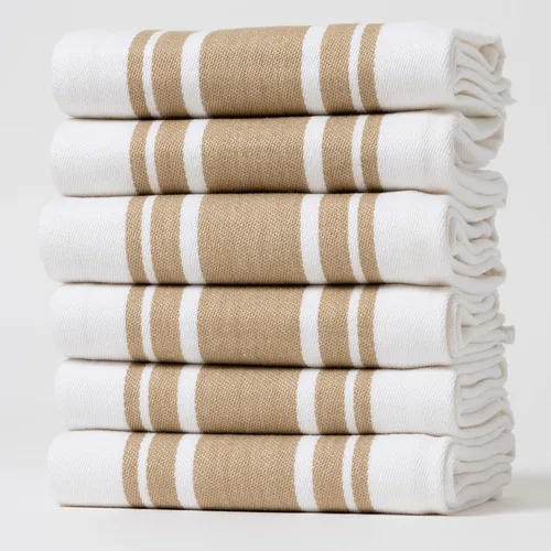 Miniatura 11 de Juego de Toallas de Cocina – Paquete de 3 (20 x 30 pulgadas) Extra Grandes de Algodón Premium para Cocina – Absorbentes – 100% Algodón – con Lazo