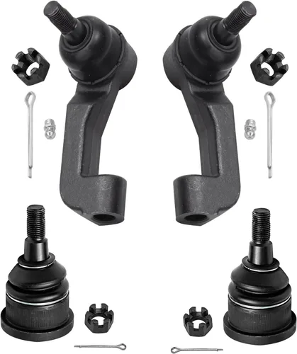 Miniatura 66 de Detroit Axle – Kit de suspensión delantera para Hyundai 2013-2018 Santa Fe 2 enlaces de barra de estabilizador 4 varillas de amarre interiores