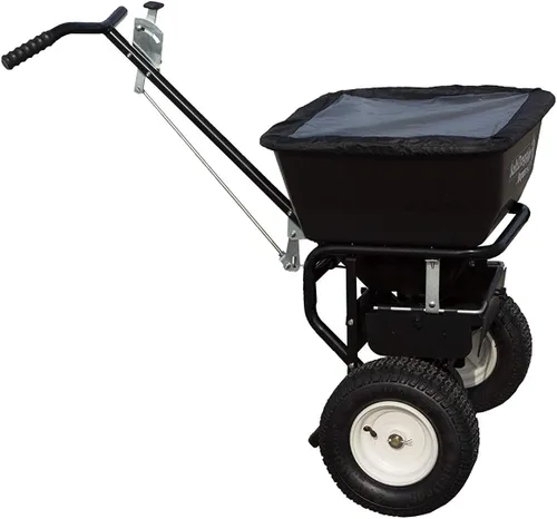 Miniatura 2 de SaltDogg WB155BG Esparcidor de sal profesional de 100 lb de capacidad, esparcidor de difusión trasero, estructura de acero