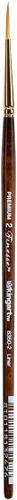 Miniatura 14 de KINGART Premium Finesse 8020-14 Ultra Round Series - Brocha para artista, pelo sintético Kolinsky Sable, mango corto, acuarela y pinturas al óleo