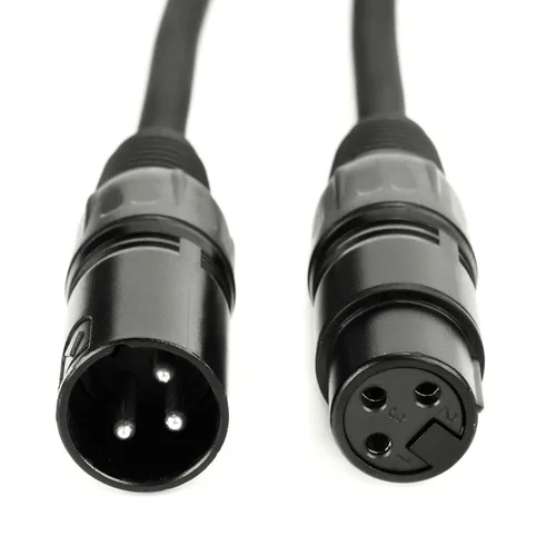 Miniatura 2 de MFL. Cable DMX flexible de 10 pies de señal de 3 pines XLR macho a hembra, cable para iluminación de escenario, luces de DJ, impedancia de 110