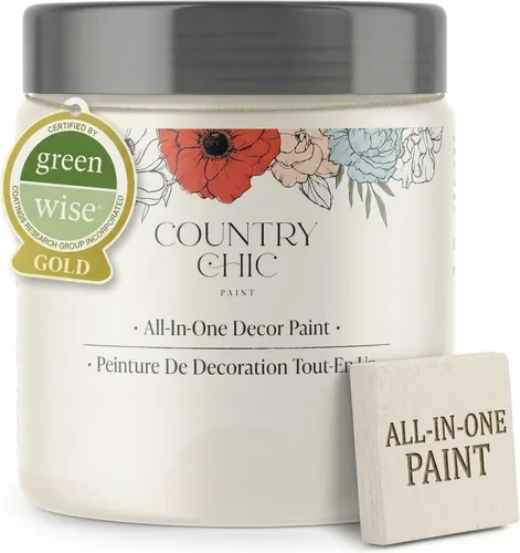 Miniatura 16 de Country Chic Pintura todo en uno estilo tiza para muebles, gabinetes, decoración del hogar, ecológica, acabado mate, imprimación incorporada y capa