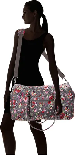 Miniatura 7 de Vera Bradley Bolsa de viaje grande de algodón